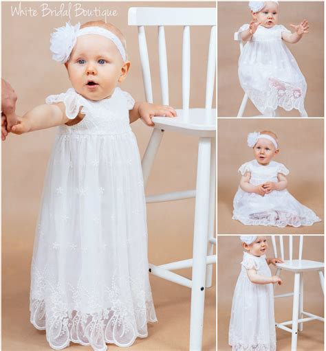 Baby Lace Dress Christening Gown Baptism Gown Baptism Dress