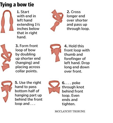 Learn How To Tie A Bow Tie With Video Clotheslines