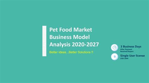 Pet Food Market Size To Reach Usd 12860 Billion By 2027 Ppt