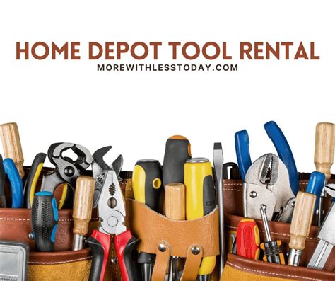 Home Depot Tool Rental Sale