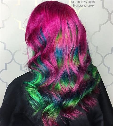 Pin By Jaime Crespo On Inspiration Multi Colored Hair Creative Hair