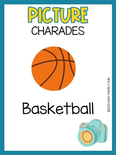 105 Fun Picture Charades Printable Cards