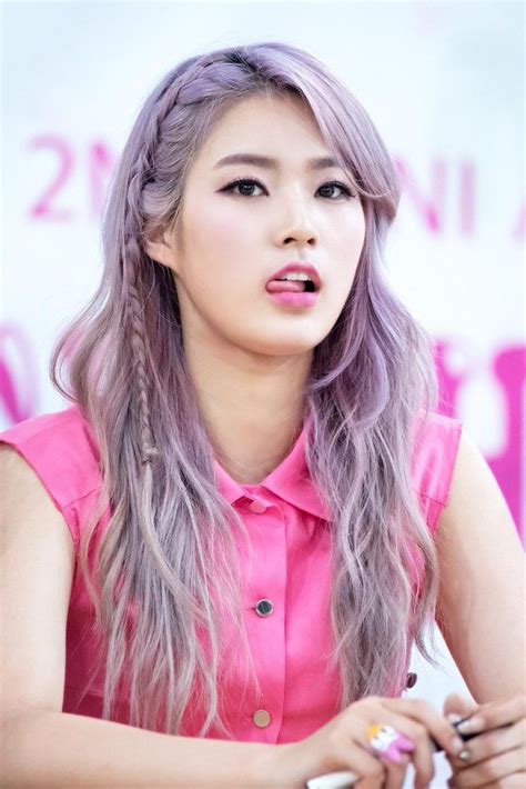 Kpop Idol Purple Hair