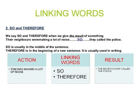 Linking Words