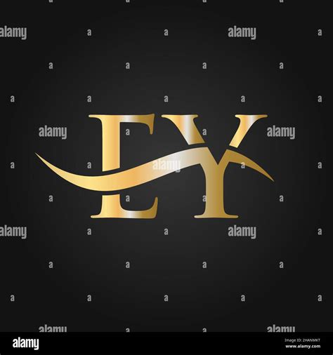 Letter Ey Logo Design Template Ey E Y Letter Logo Modern Flat