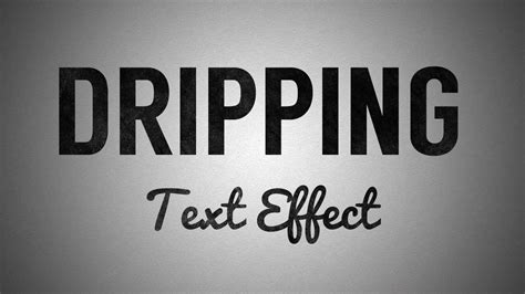 Dripping Text Effect Tutorial In Adobe Illustrator Cs6 Youtube