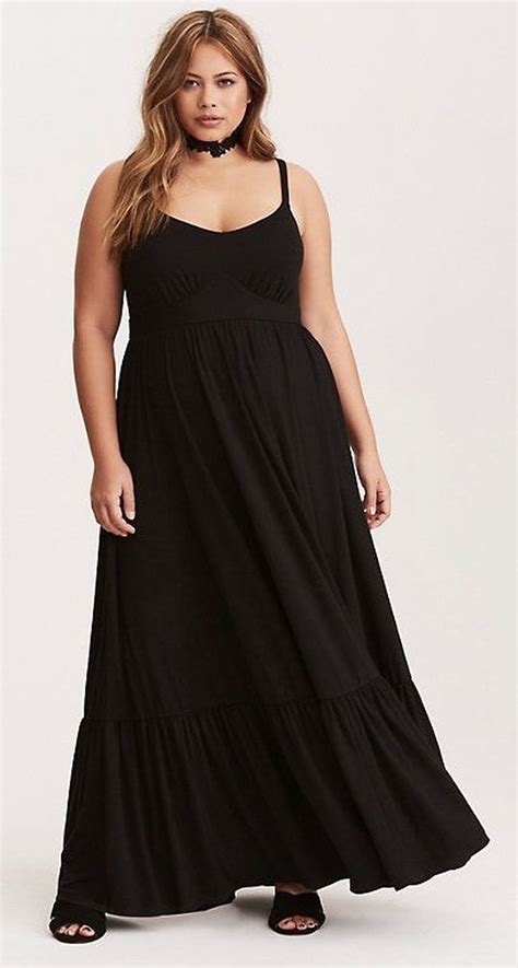 42 Gorgeous Elegant Black Dress Plus Size Ideas Plus Size Fashion