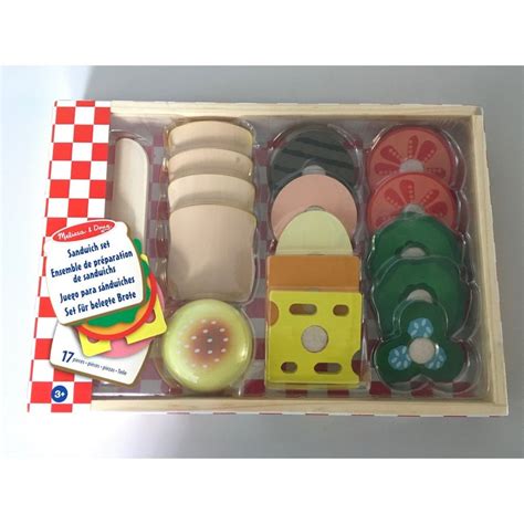 Melissa And Doug Sandwich Set Wooden Toys From Toys And Models Direct Uk