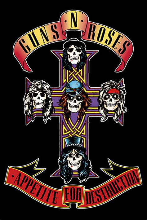 Guns N' Roses Poster - Poster Großformat jetzt im Shop bestellen Close