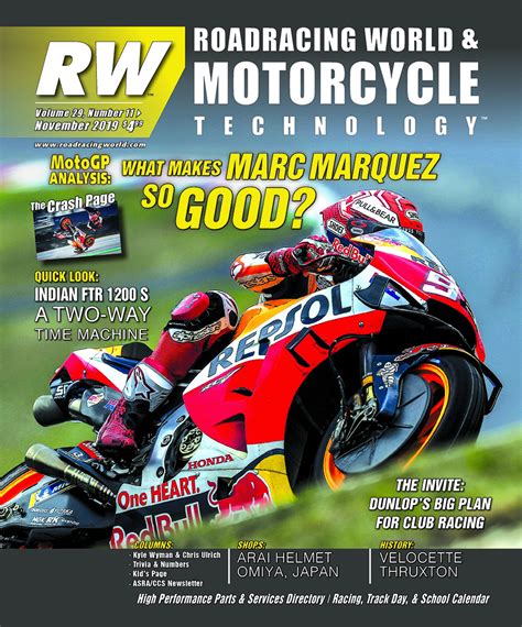 november 2019 roadracing world magazine motorcycle riding racing and tech news