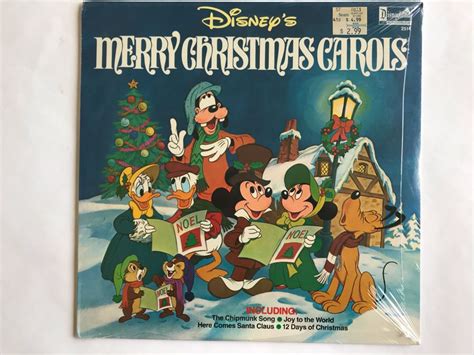 Sealed Disneys Merry Christmas Carols Disneyland Record 2514