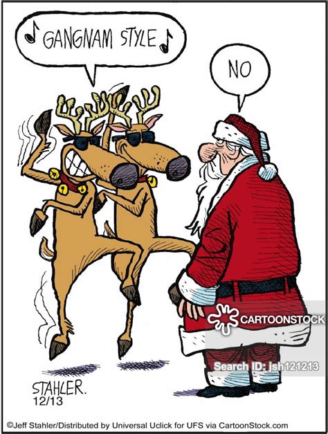 Santa Cartoons And Comics Funny Pictures From Cartoonstock