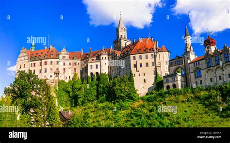 Impressive Sigmaringen Medieval Castlegermany Stock Photo Alamy