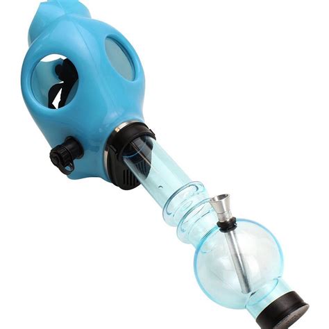 acrylic gas mask bong caliconnected