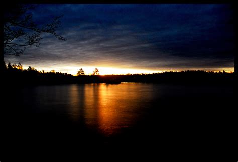 Wallpaper Sunlight Landscape Sunset Night Lake Reflection Sky