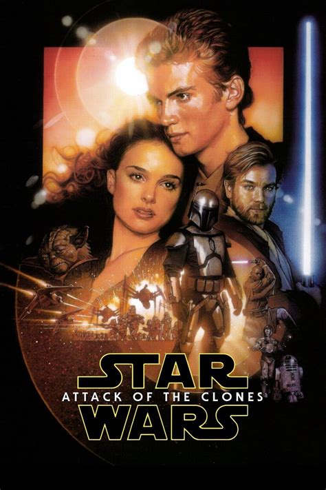 Star Wars Attack Of The Clones Movie Poster