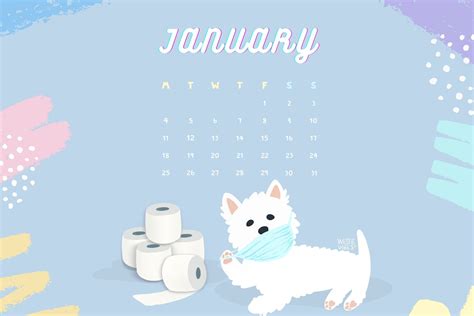 Desktop Wallpaper Calendar 2021 January 2021