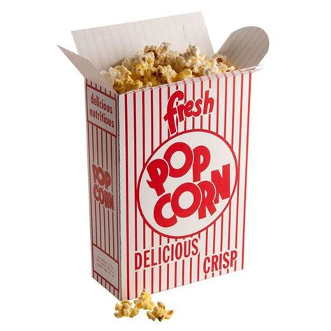 Great Western 11074 23 Oz Popcorn Box 250case Cores