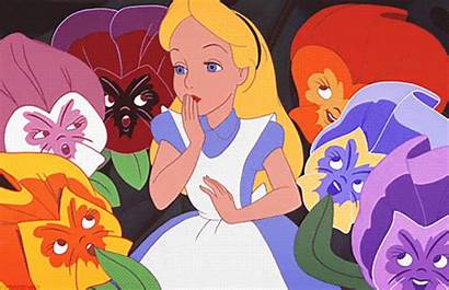 Alice Wonderland Gifs Disney Cartoon 1951
