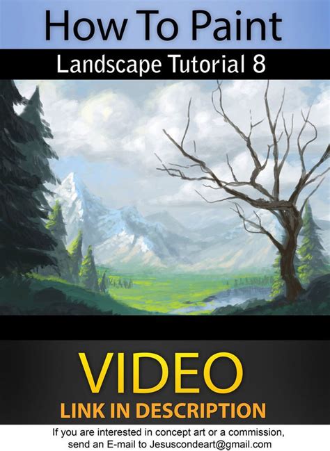 How To Paint Landscape Tutorial 8 By Jesusaconde On Deviantart