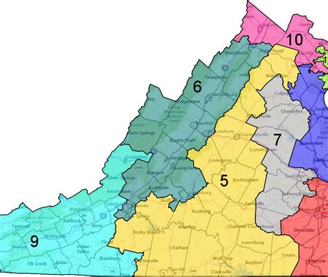 Map Of Virginia Congressional Districts 2024 Map Of World