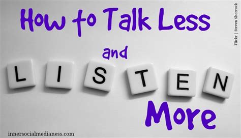 How To Talk Less And Listen More