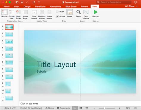 Guides In Powerpoint 2016 For Mac