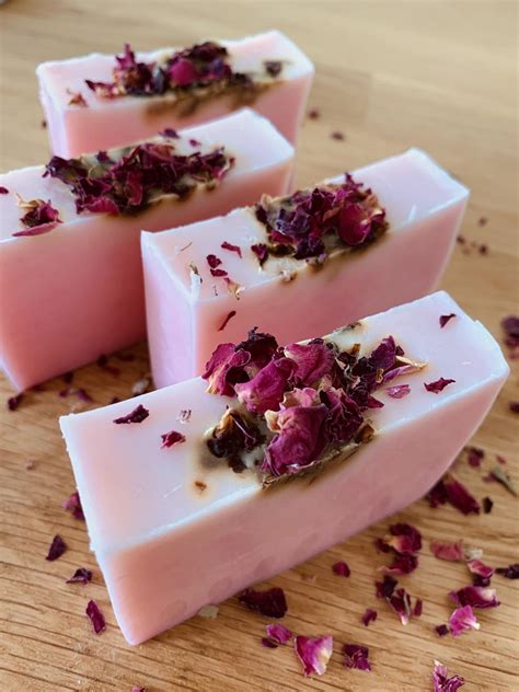 My Rose Soaps Made A Few Days Ago Only Melt And Pour But Feeling