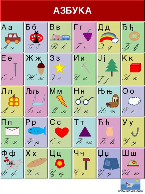 Serbian Cyrillic Serbian Language Letter A Crafts Animal Alphabet