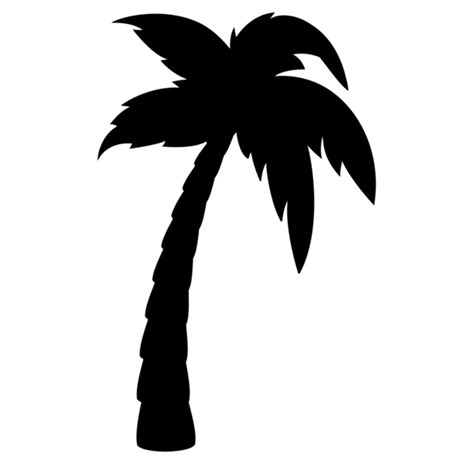 Palm Tree Silhouette Png Clip Art Library