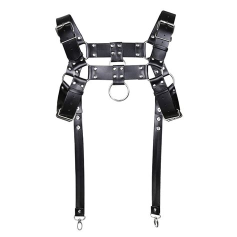 Leather Body Harness Collection Bold Edgy Fashion Accessories Hard