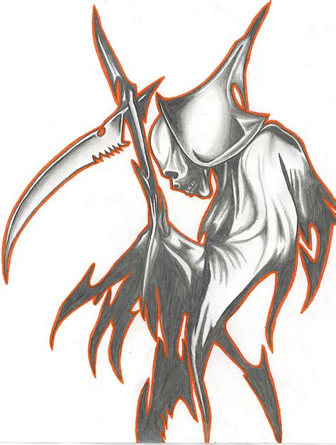 Simple Grim Reaper Drawing At Getdrawings Free Download