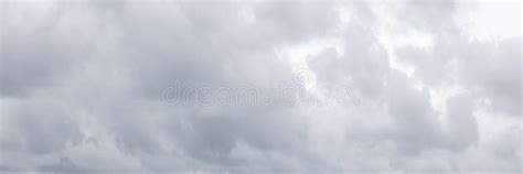 Overcast Gray Sky At Daytime Natural Sky Background Stock Image