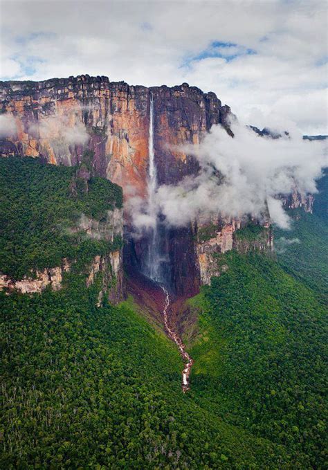 Tallest Waterfall In The World 980 M Salto Angel Venezuela Churun