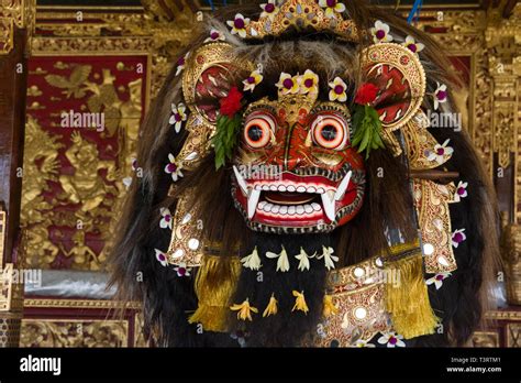 Barong Mask From Bali A Barong Mask Is Used With A Balinese Barong