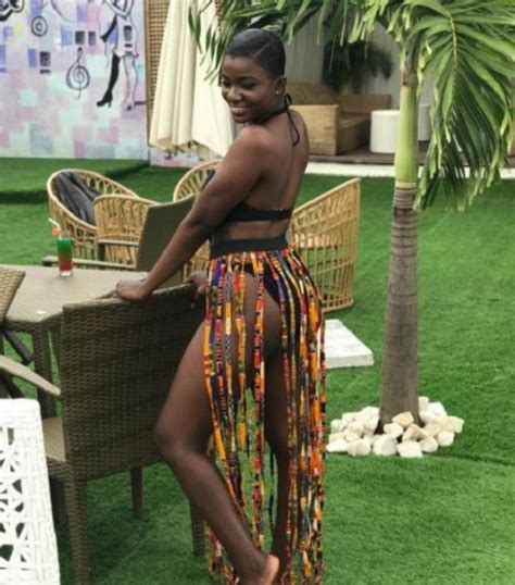 Ahuofe Patri Stuns In African Made Swim Suit