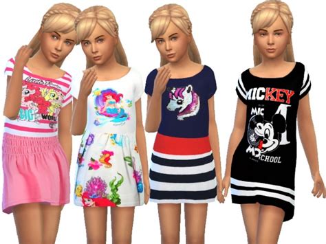 Kids Dress Recolor At Louisa Creations4sims Sims 4 Updates Vrogue