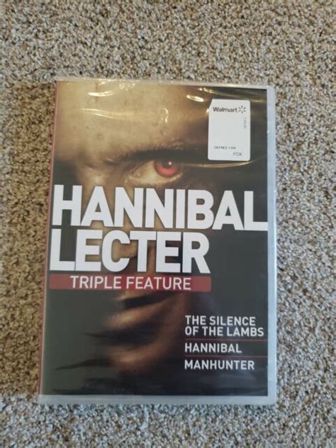Hannibal Lecter Triple Feature DVD 2011 3 Disc Set For Sale Online