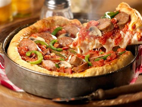 Italian Sausage Deep Dish Pizza Recipe Food Network