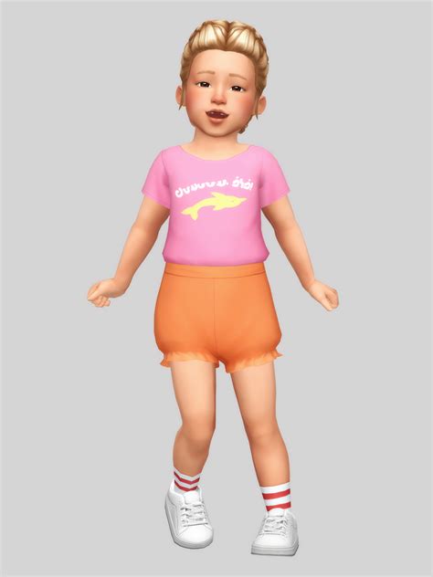 Toddler Cc Sims 4 Sims 4 Toddler Clothes Sims 4 Cc Kids Clothing