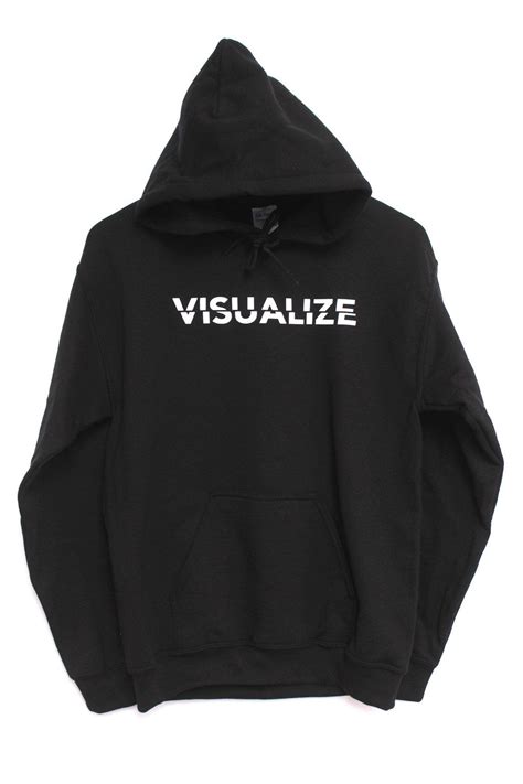 Visualize Black Graphic Hoodie Graphic Hoodies Hoodies Sweatshirts