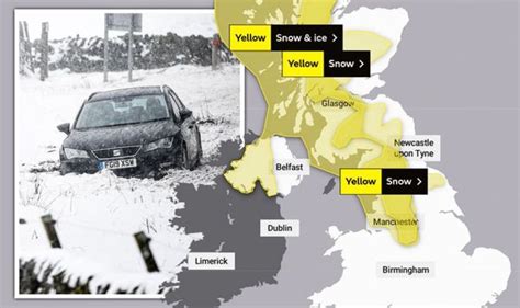 Uk Snow Forecast Hail Showers To Batter Britain As Met Office Issues