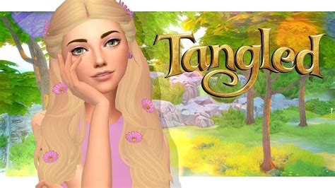 The Sims 4 Create A Sim Rapunzel Inspired Youtube Vrogue