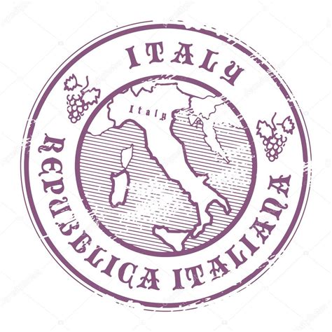 Italy Stamp Stock Vector Image By ©fla 13956090