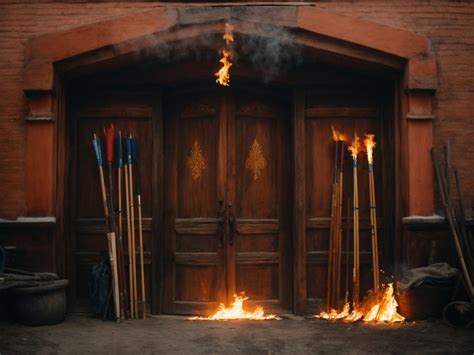 How Many Fire Arrows Do You Need To Destroy A Wooden Door WOODEN BOW