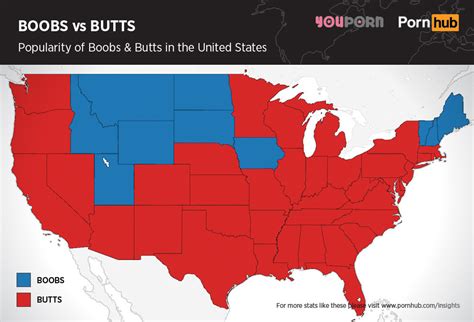 This Map Shows Where America Loves Butts More Than Boobs Huffpost
