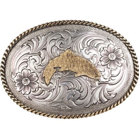 Simms Trout Belt Buckle Fly Fishing