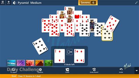 Microsoft Solitaire Collection Pyramid Medium May 1st 2020 Clear