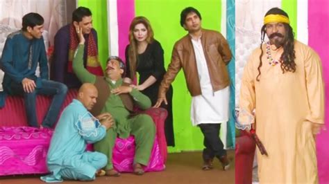 Amjad Rana And Sakhawat Naz With Mishal Khan Stage Drama Chan Sajna