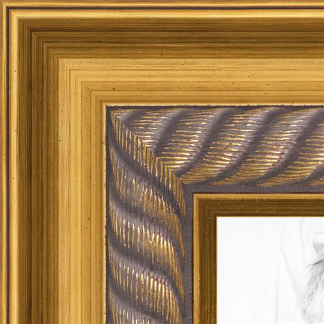 Arttoframes 8x20 Inch Gold Slope With Rope Picture Frame This Gold